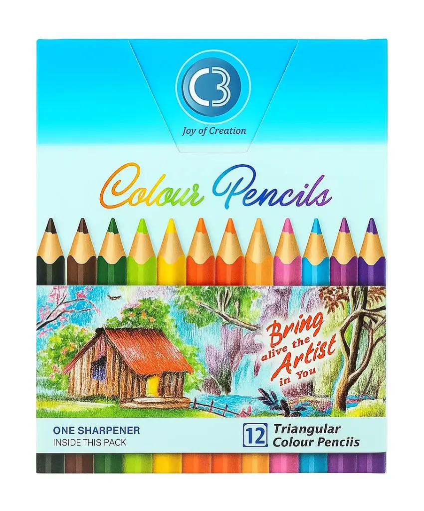 C3 Triangular Colour Pencils