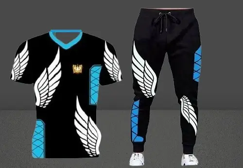 New Stylish Free Fire Angelic T-Shirt Pant For Men 