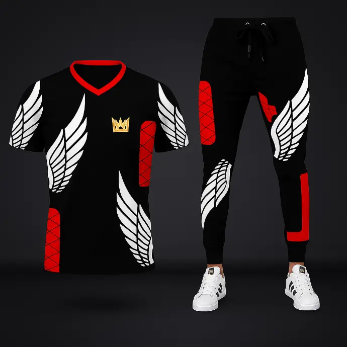 New Stylish Free Fire Angelic T-Shirt Pant For Men