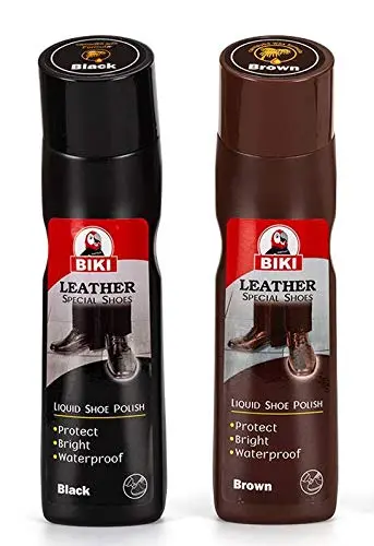 Liquid Shoe Polish (Black & Brown)