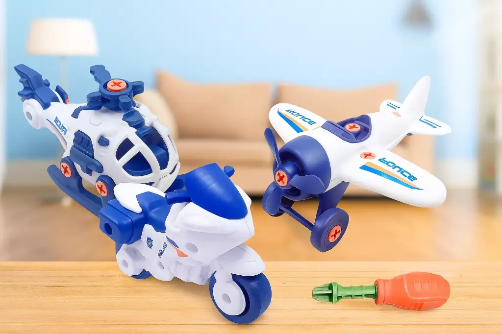Assembling Toy Vehicles for Kids