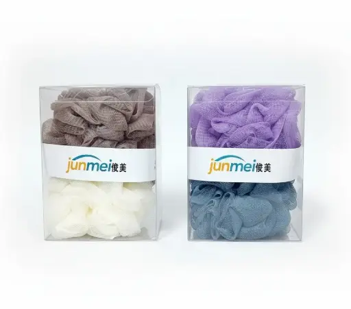 Premium Junmei Bath Ball Sponge Loofah Box - 2PCS