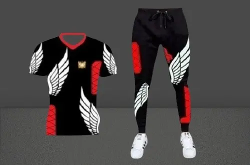 New Stylish Free Fire Angelic T-Shirt Pant For Men